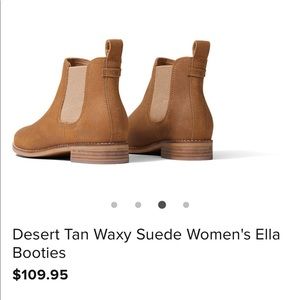 desert tan waxy suede women's ella booties